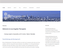 Tablet Screenshot of latherapists.com